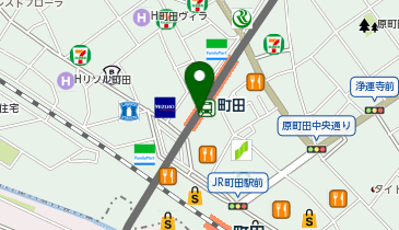 4&deg;C 小田急百貨店町田店の地図画像