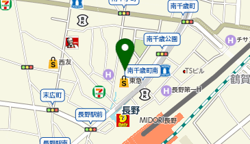 4&deg;C ながの東急百貨店の地図画像