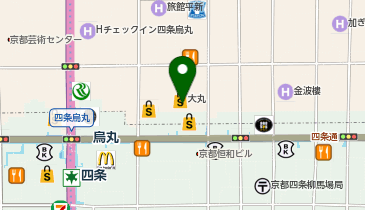 4&deg;C 大丸京都店の地図画像