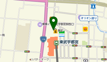4&deg;C 東武宇都宮百貨店の地図画像
