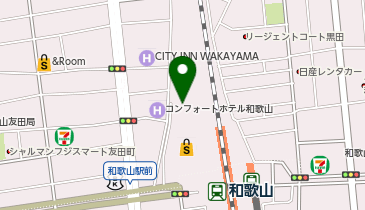 4&deg;C 近鉄百貨店和歌山店の地図画像