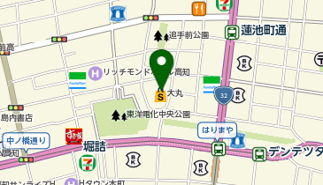 4&deg;C 高知大丸店の地図画像