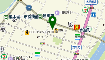 4&deg;C 鶴屋百貨店の地図画像
