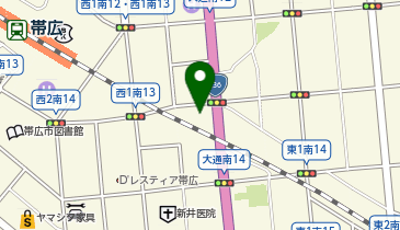 Italian Kitchen VANSAN 帯広店の地図画像