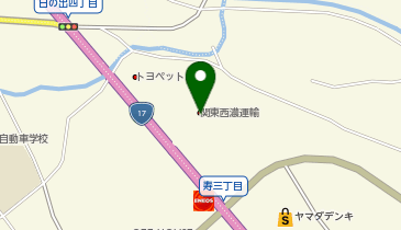 西濃運輸 本庄支店の地図画像
