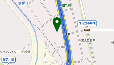 西濃運輸 足立支店の地図画像