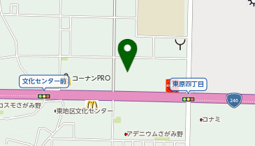 西濃運輸 座間支店の地図画像