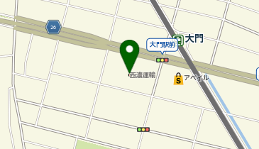 西濃運輸 岡崎支店の地図画像