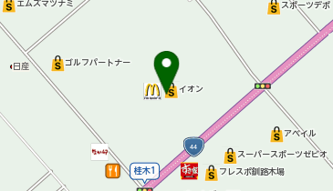 ハーブギャラリーイオン釧路店の地図画像