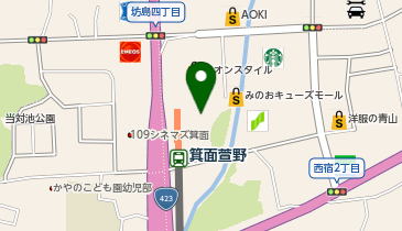 生活の木 みのおキューズモール店の地図画像