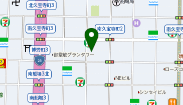 ハーブギャラリーマージュ船場店の地図画像