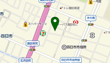 ハーブギャラリー四日市諏訪店の地図画像