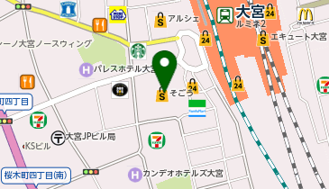 ハーブギャラリー大宮店の地図画像