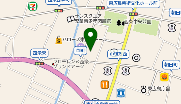 ハーブギャラリー東広島店の地図画像