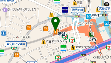 紀伊國屋書店 渋谷道玄坂店の地図画像