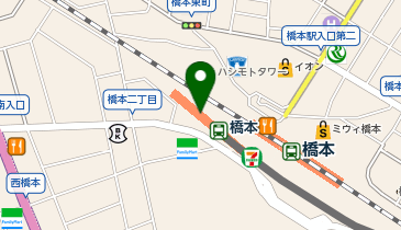 紀伊國屋書店 橋本店の地図画像
