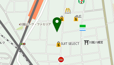 紀伊國屋書店 川越店の地図画像