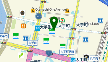 紀伊國屋書店 大手町ビル店の地図画像