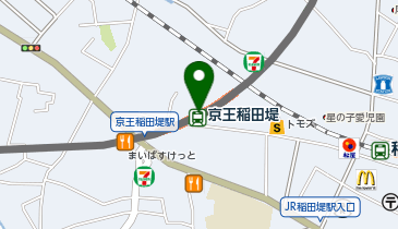 紀伊國屋書店 京王稲田堤店の地図画像
