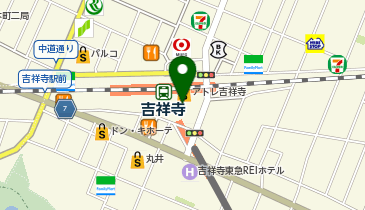 紀伊國屋書店 キラリナ京王吉祥寺店の地図画像