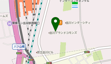 ワークスタイリング 品川の地図画像