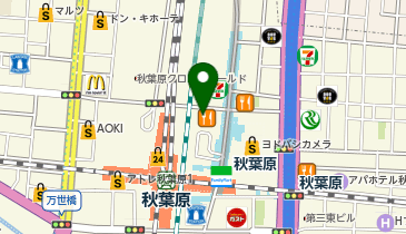 ワークスタイリング 秋葉原中央の地図画像