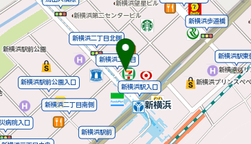 ワークスタイリング 新横浜の地図画像