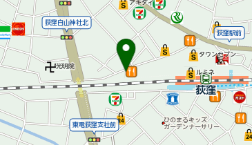 ワークスタイリングSOLO 荻窪の地図画像