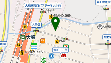 ワークスタイリングSOLO 大船の地図画像