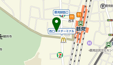 ワークスタイリングSOLO 鶴見の地図画像