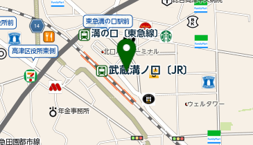 ワークスタイリングSOLO 溝ノ口の地図画像