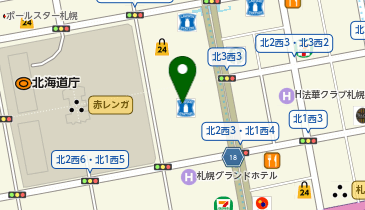 ワークスタイリング 札幌の地図画像