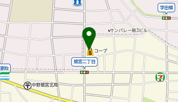QUICK COLOR-Q コープ中野鷺宮店の地図画像