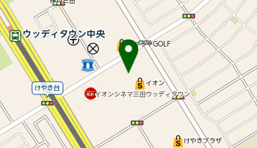 QUICK COLOR-Q イオン三田ウッディタウン店の地図画像