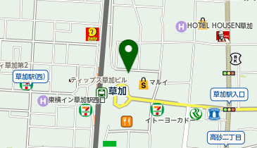 QUICK COLOR-Q 草加マルイ店の地図画像