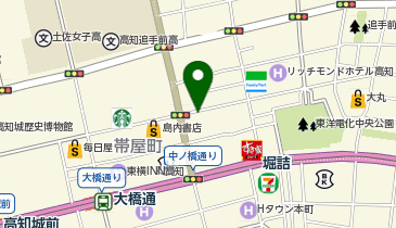 とろり天使のわらびもち 高知店の地図画像