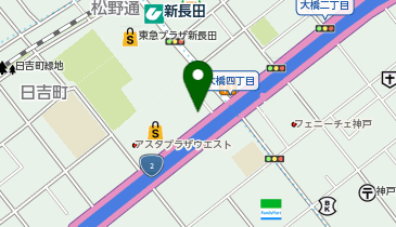とろり天使のわらびもち 神戸新長田店の地図画像