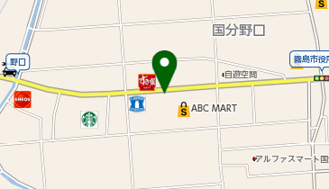 麺場 田所商店 霧島国分店の地図画像