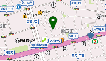 名代 宇奈とと 福山店(魚々家むてき)の地図画像