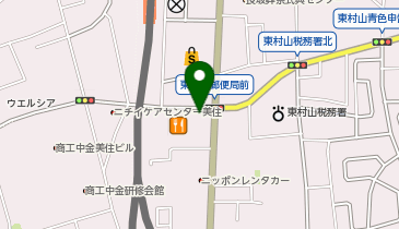 名代 宇奈とと 東村山店の地図画像