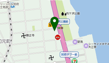 名代 宇奈とと 別府店の地図画像