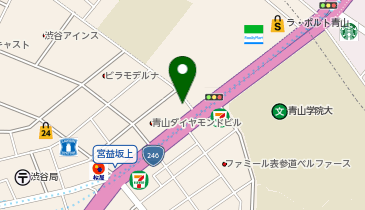 アクセア 渋谷青山通り店の地図画像