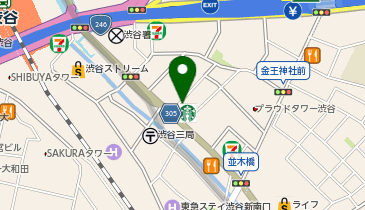 アクセア 渋谷店の地図画像