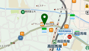 テルル高田馬場店の地図画像