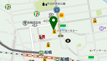 テルルイトーヨーカドー船橋店の地図画像