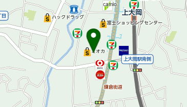 テルル上大岡店の地図画像