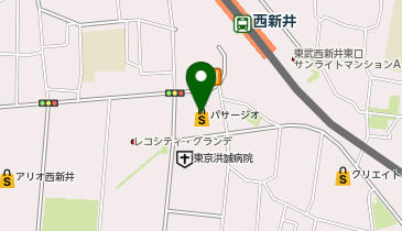 テルルパサージオ西新井店の地図画像