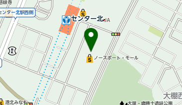 テルルノースポートモール店の地図画像