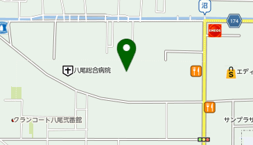 テルルイズミヤ八尾店の地図画像