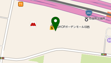 テルルBIG HOP ガーデンモール印西店の地図画像